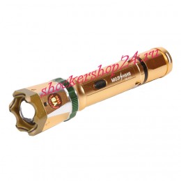 Фонарь электрошокер Молния YB-1312 GOLD
